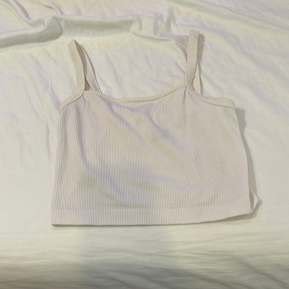 White Crop Top